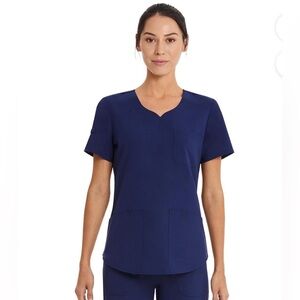 H2. Scrubstar Women’s Core Essentials Sweetheart V-Neck Scrub Top